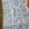 White Organza Sequins Partywear Work Saree