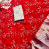 Red Sequins Worked Organza Silk Partywear Saree