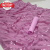 Pink Partywear Sequins Saree