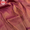 Wine Pure Soft Silk Saree