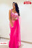 Hot Pink Multi-shaded Organza Saree