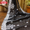 Black Organza Designer Partywear Saree